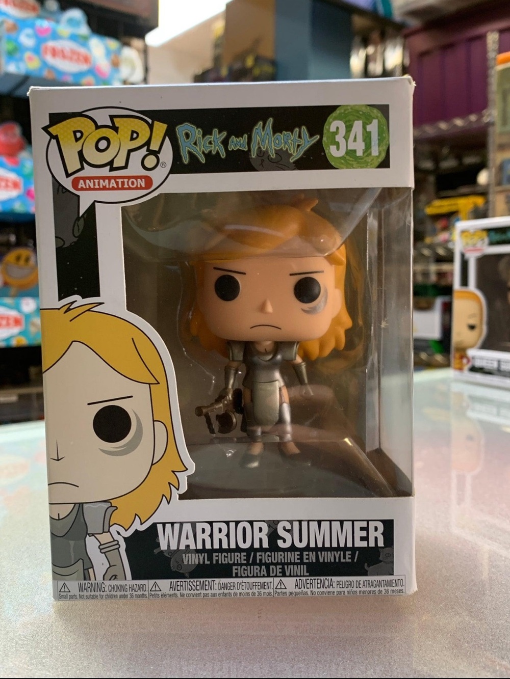 Funko Pop Rick and Morty Warrior Summer #341 Vinyl Figure 2018 - Picture 4 of 4